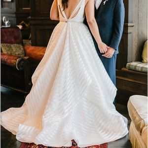 Hailey Paige Decklyn wedding gown (belt not included)